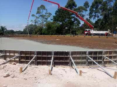Concretagem para piso polido
