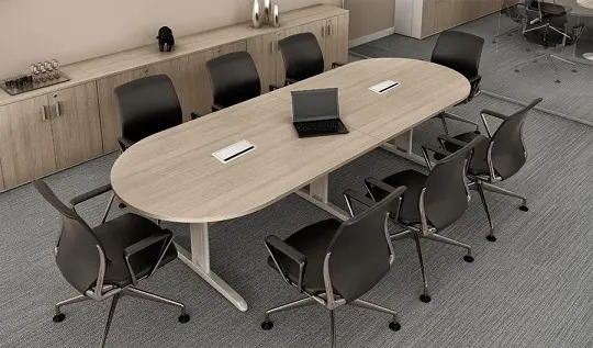 Mesa de reunião para locação