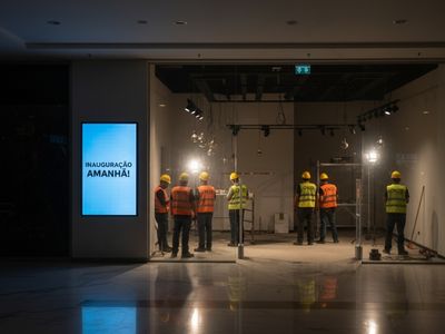 Execução de obras comerciais