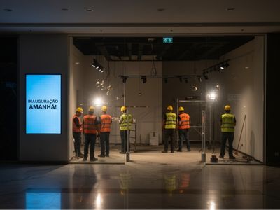 Reforma de loja comercial