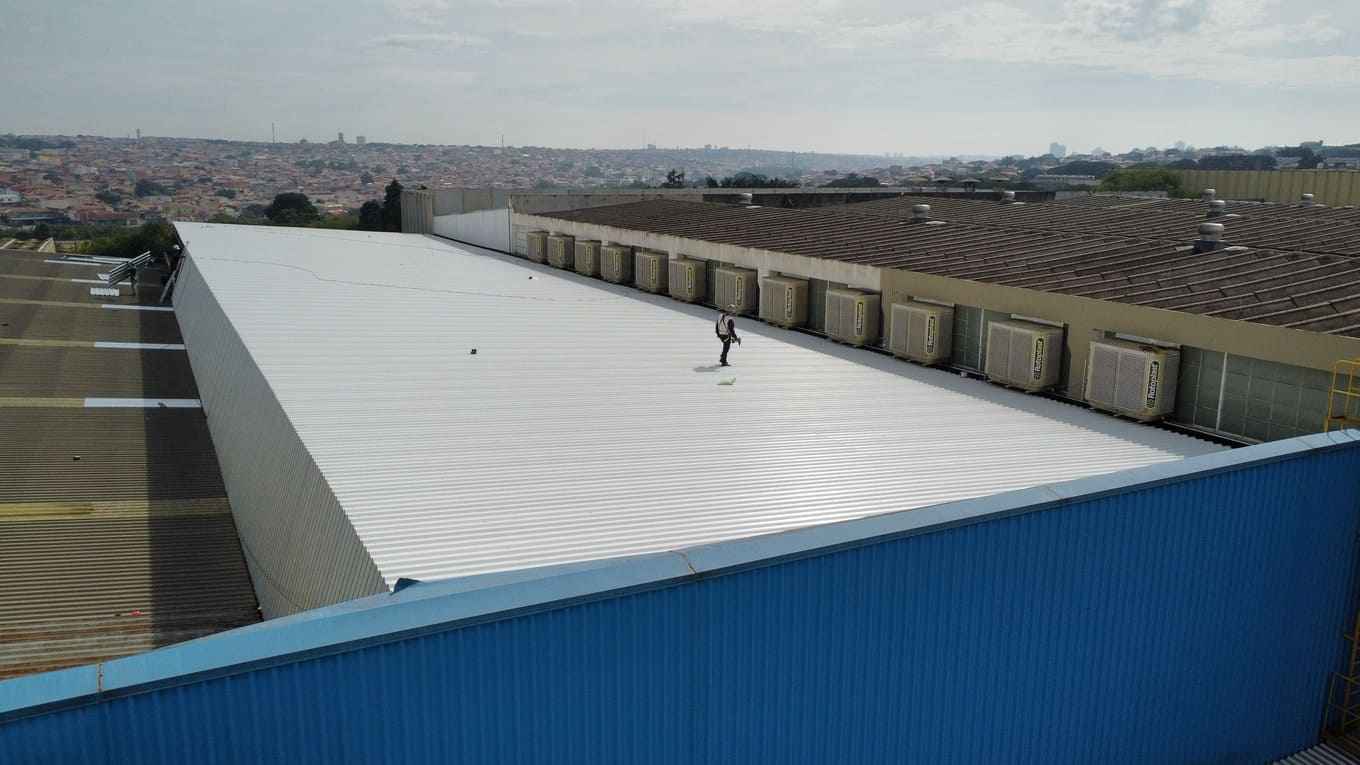 Construção de Estrutura Metálica Cobertura