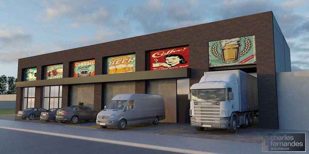 Construção de Galpão e Salas Comerciais