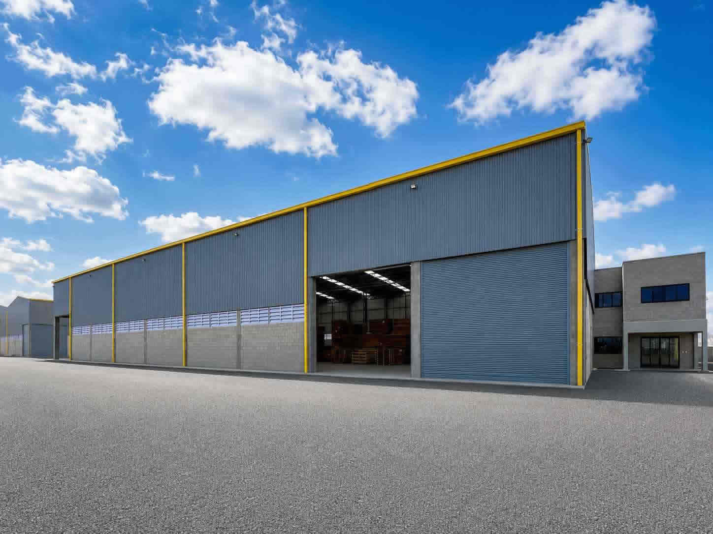 Galpão industrial entregue pela Verner Engenharia